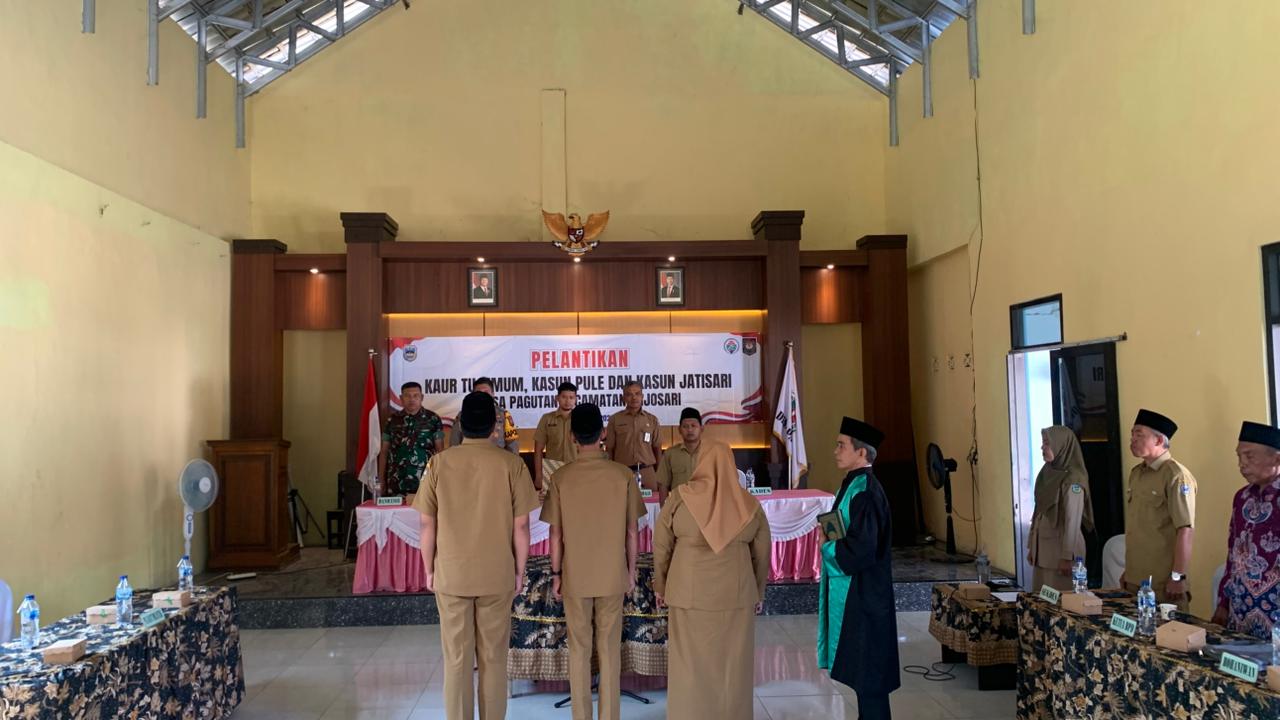 Pelantikan Kepala Urusan Kaur TU/Umum, Kepala Dusun Jatisari dan Kepala Dusun Pule Tahun 2026